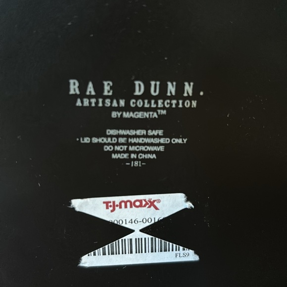 NWT Rae Dunn Matte Black BOO Canister - Picture 5 of 7